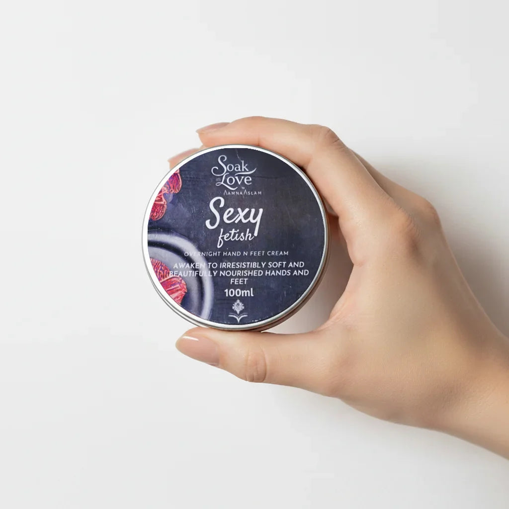 Deep hydrating hand and feet cream for dry skin repair.
