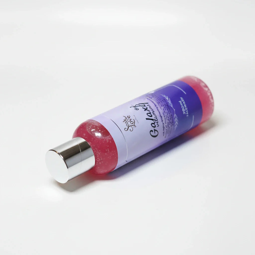 Soak Love Galaxy of Vitamins cleanser for daily skincare.