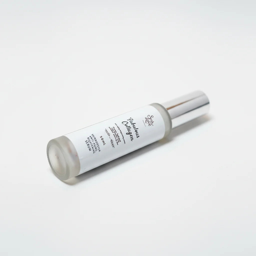 Soak in Love collagen serum for firmer and glowing skin.