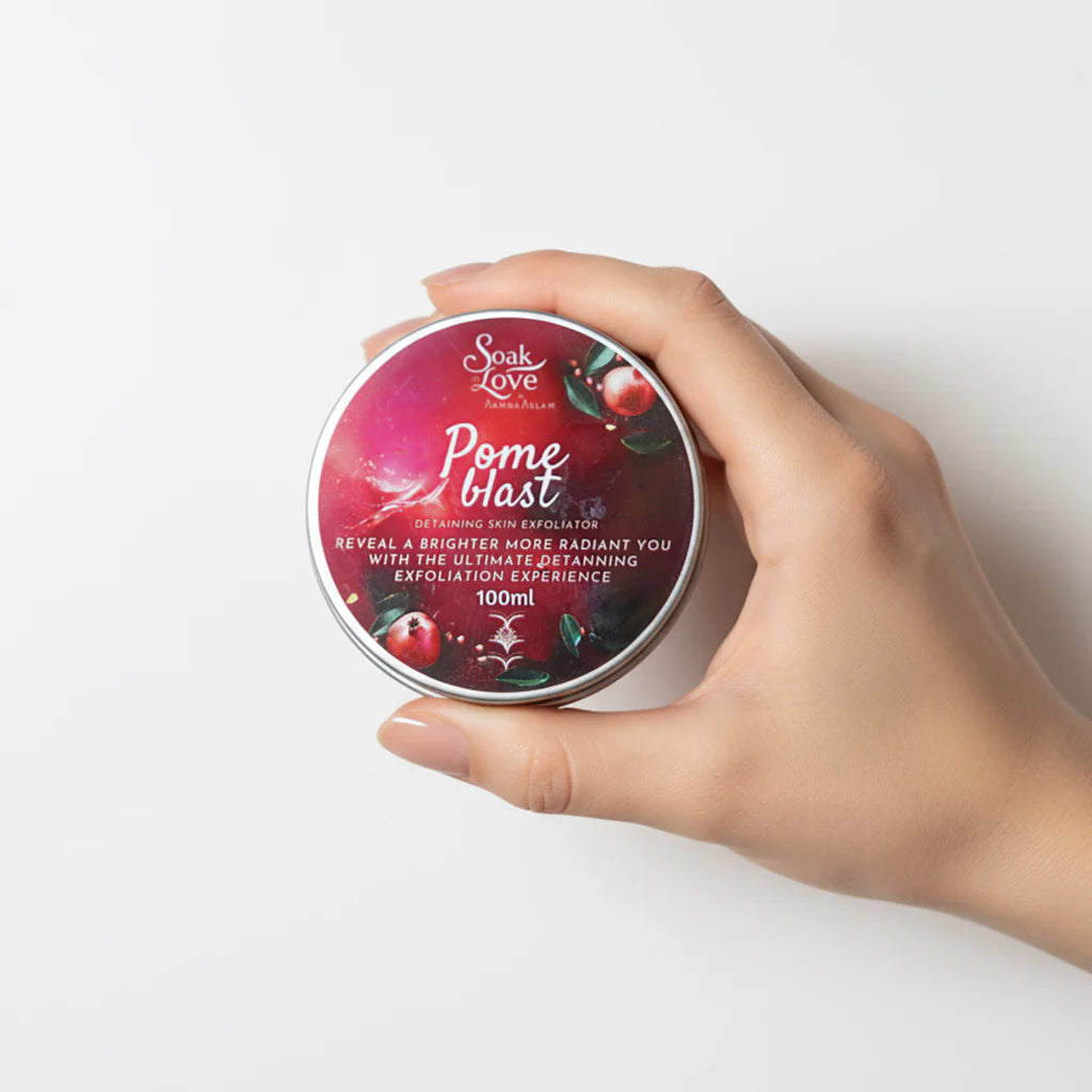 Soak in Love exfoliating skincare treatment for glowing skin.