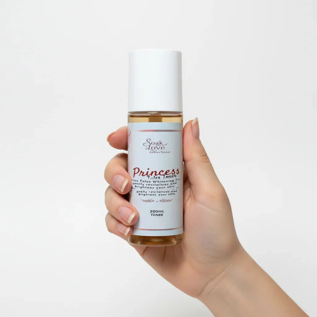 Soak in Love hydrating toner in a premium 200ml bottle.