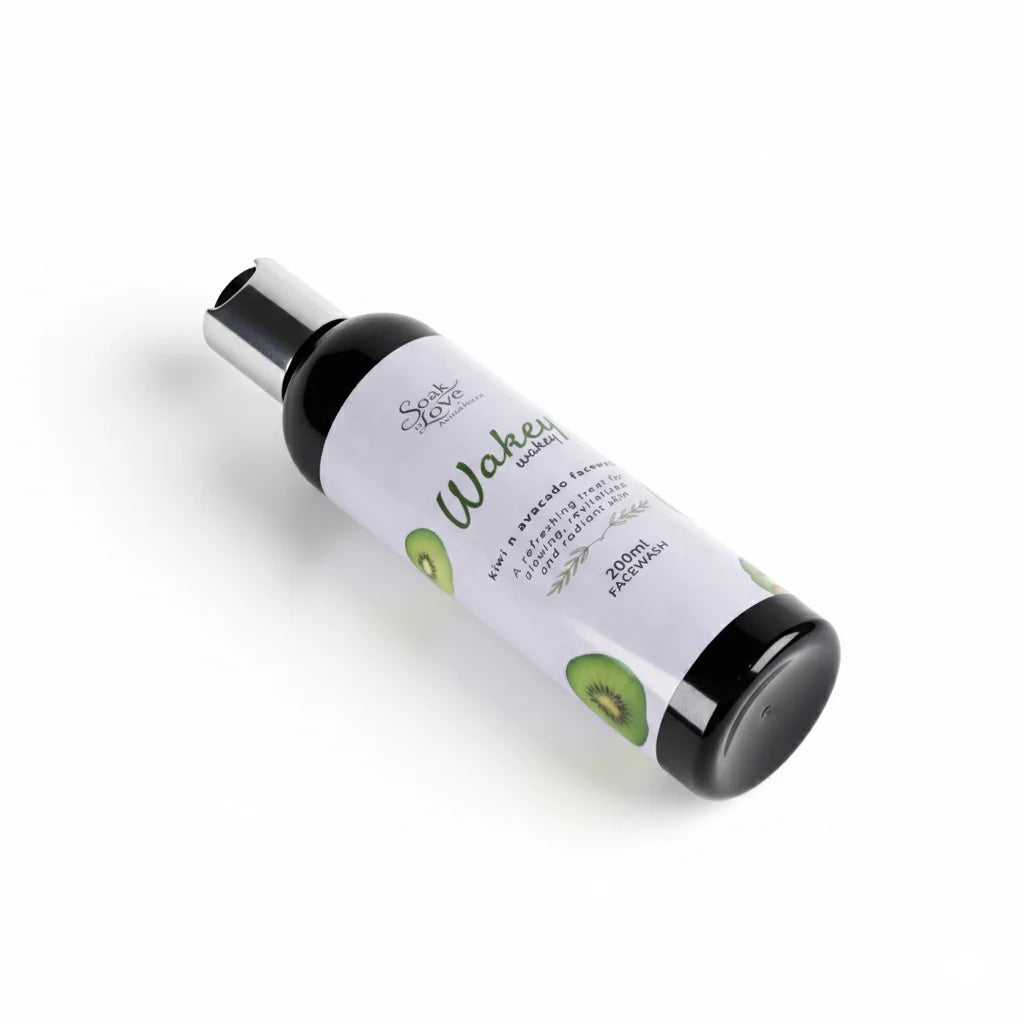 Soak Love Wakey Wakey Kiwi & Avocado Face Wash – Refreshing Hydrating Cleanser (200ml)