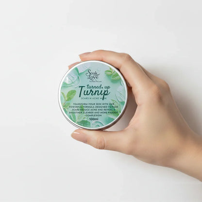 Acne care mask designed to reduce the appearance of blemishes.