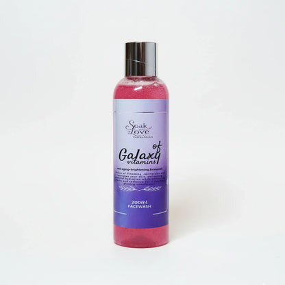 Brightening vitamin face wash for glowing and refreshed skin.