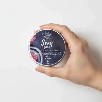 Deep hydrating hand and feet cream for dry skin repair.