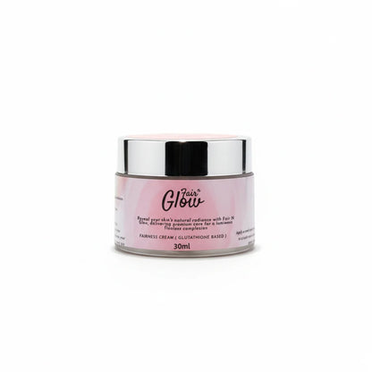 Fair Glow brightening face cream for hydrated and radiant skin.