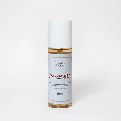 Princess Tales brightening facial toner for hydrated and refreshed skin.
