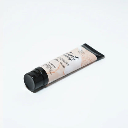 Soak Love lightweight face tint tube with natural coverage.