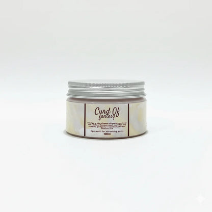 Soak in Love Curd of Fantasy Egg Mask 100ml face mask in a premium skincare jar.