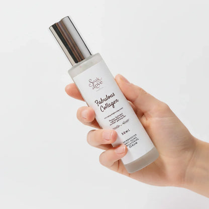 Soak in Love Fabulous Collagen Serum 50ml anti-aging facial serum bottle.