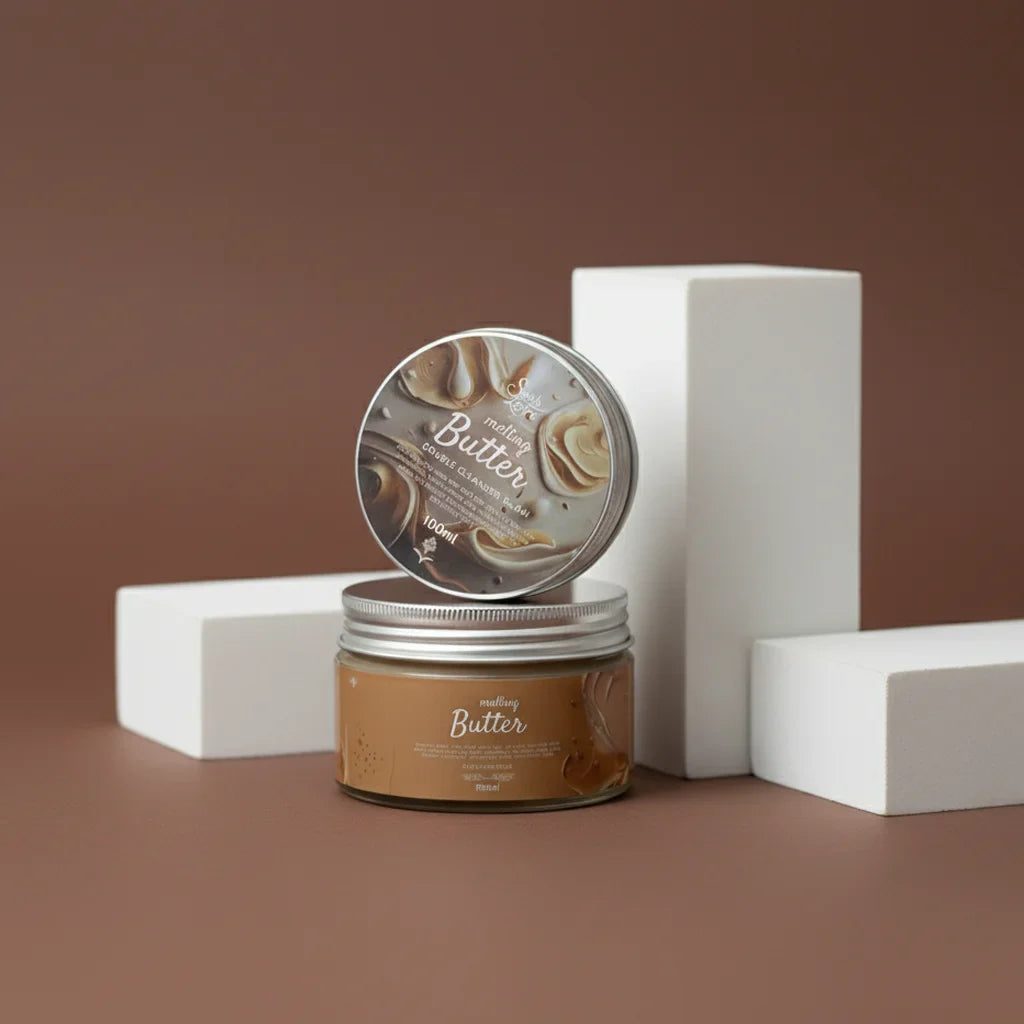 Soak in Love cleansing balm for removing makeup and impurities.
