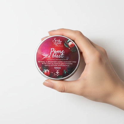 Soak in Love exfoliating skincare treatment for glowing skin.