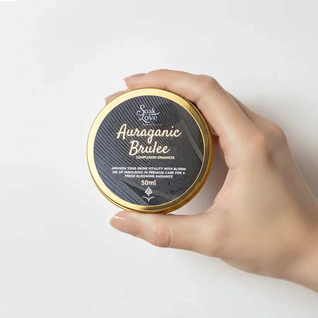 Soak in Love luxury face cream for smooth, healthy-looking skin.