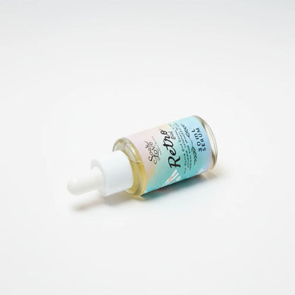 Premium facial serum with dropper bottle for skin rejuvenation.