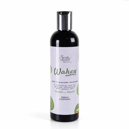 Soak Love Wakey Wakey Kiwi & Avocado Face Wash – Refreshing Hydrating Cleanser (200ml)